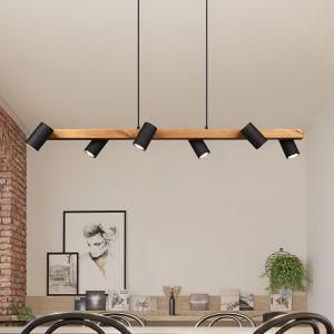Lampada a sospensione moderna nera, Kaso