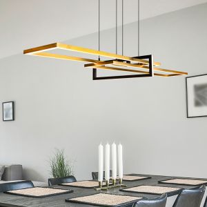 Lampada a sospensione moderna in ottone, Hatun, 34W, 3000K LED