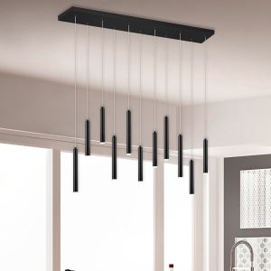 Lampada a sospensione moderna nera, Jessamy, 2,5W, 3000K LED