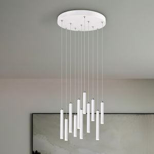 Lampada a sospensione moderna bianca, Jessamy, 2,5W, 3000K LED