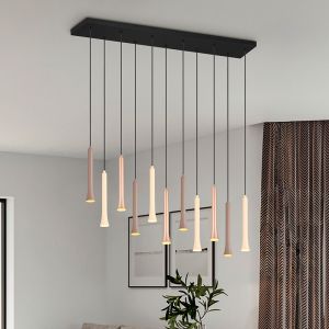 Lampada a sospensione moderna nera, Albartus, 3W, white switch LED, dimmer in 3 fasi