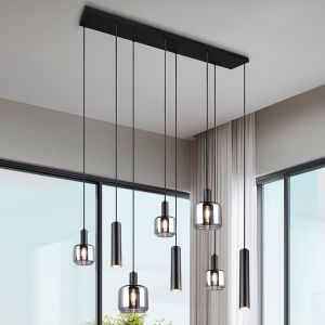 Lampada a sospensione design nera, Lahcen