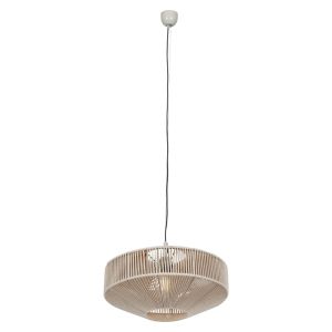 Lampada a sospensione rustica crema, Martyn