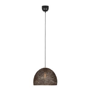 Lampada a sospensione in rattan in ottone, Kardelen