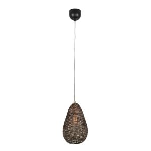 Lampada a sospensione rustica di bronzo, Mohcine