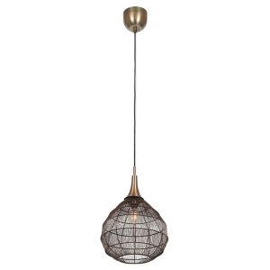 Lampada a sospensione rustica di bronzo, Rins