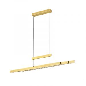 Lampada a sospensione moderna in ottone, Jessey, 42W, bianco regolabile tra caldo e freddo LED, controllo touch