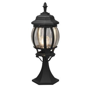 Lampada da esterno classica nera, Evander, IP23