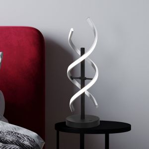 Lampada da tavolo design cromata, Sylvian, 20W, bianco regolabile tra caldo e freddo LED, controllo touch