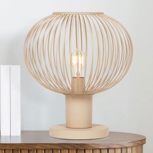 Lampada da tavolo industriale beige, Gjalt
