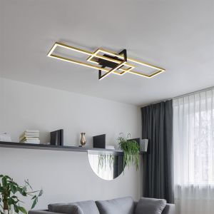 Plafoniera moderna in ottone, Hatun, 34W, 3000K LED