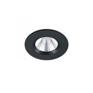 Faretto da incasso per bagno moderno nero, Iman, 5W, 3000K LED, IP65