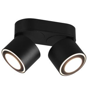 Plafoniera moderna nera, Jorno, 3,5W, 3000K LED