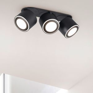 Plafoniera moderna nera, Jorno, 3,5W, 3000K LED