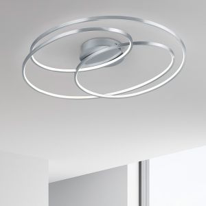 Plafoniera moderna in nichel, Sabra, 38W, 3000K LED