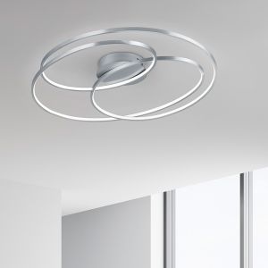 Plafoniera moderna in nichel, Sabra, 50W, 3000K LED