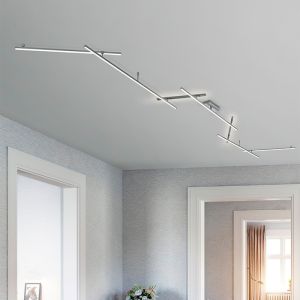 Plafoniera moderna in nichel, Kandla, 20W, 3000K LED