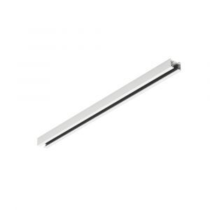 Binario da 50 cm per illuminazione a binario bifase, bianco