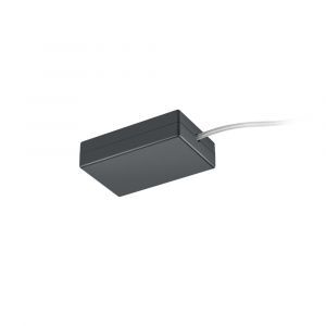 Alimentatore con variatore di fase elettronico per interruttori e dimmer, nero