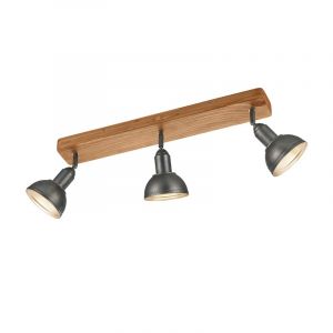 Faretto da soffitto vintage in nichel, Amarey