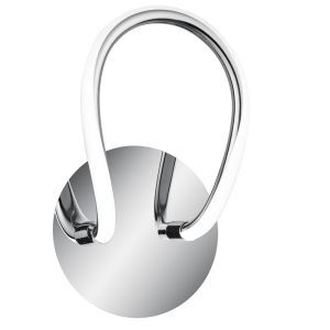 Applique da parete design cromata, Marell, 11W, 4000K LED, dimmer in 3 fasi