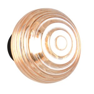 Applique ricaricabile moderna ambrata, Walid, 1,5W, 3000K LED, dimmer in 3 fasi