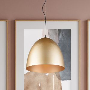Lampada a sospensione semisfera moderna in ottone, Ingmar