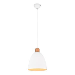 Lampada a sospensione moderna bianca, Casparus