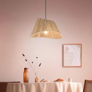 Lampada a sospensione rustica marrone, Sakine