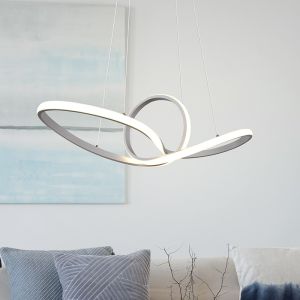 Lampada a sospensione moderna bianca, Jonny, 28W, 4000K LED