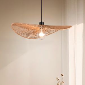 Lampada a sospensione di carta marrone, Lykke