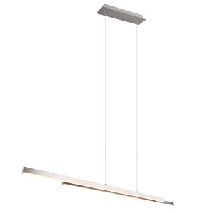 Lampada a sospensione moderna in nichel, Sangeeta, 22W, 3000K LED