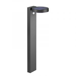 Lampione da giardino solare moderno antracite, Sunny, 4,5W, 3000K LED, IP44