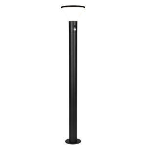 Lampione da giardino solare moderno nero, Nebahat, 3W, 4000K LED, IP44