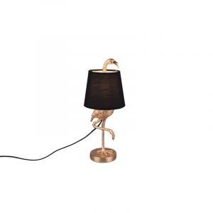 Lampada da tavolo moderna dorata, Marie, con interruttore