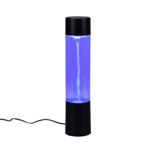 Lampada da tavolo moderna nera, Mehdi, 1W, RGB LED, con interruttore