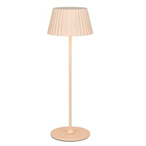 Lampada da tavolo da esterno ricaricabile moderna marrone, Reshma, 1,5W, 3000K LED, IP44, controllo touch