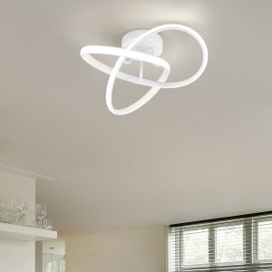 Lampada da soffitto design bianca, Suat, 16W, 4000K LED