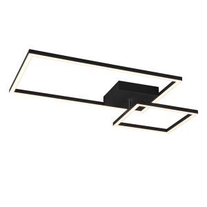 Plafoniera moderna nera, Binc, 25W, 3000K LED