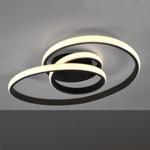 Plafoniera moderna bianca, Jonny, 18,5W, 4000K LED, dimmer in 3 fasi