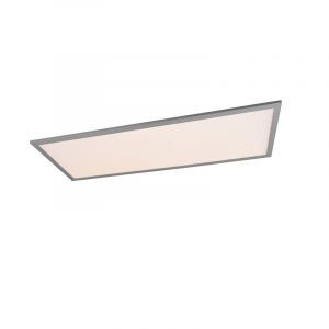 Plafoniera moderna grigia, Marlise, 33,5W, bianco regolabile tra caldo e freddo LED, con telecomando