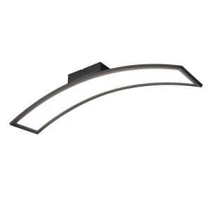 Plafoniera moderna nera, Ruurd, 23W, 3000K LED