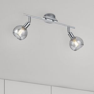 Faretto da soffitto moderno cromato, Omari