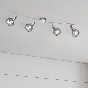 Faretto da soffitto moderno cromato, Omari