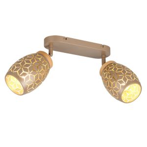 Faretto da soffitto moderno marrone, Delana