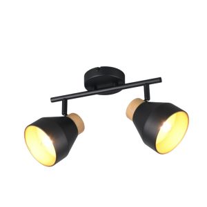 Faretto da soffitto moderno nero, Riette