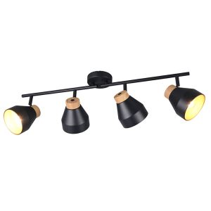 Faretto da soffitto moderno nero, Riette