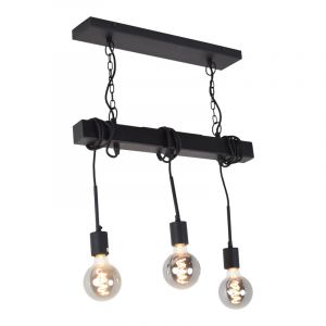 Lampada da soffitto nera industriale, Kezban