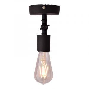 Lampada da soffitto nera industriale, Bolb