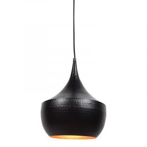 Lampada a sospensione nera industriale, Fatehvir